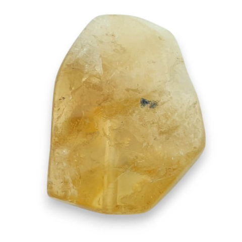 Citrine slice with a hole 32x24 mm No 35 Citrine slice with a hole 32x24 mm No 35