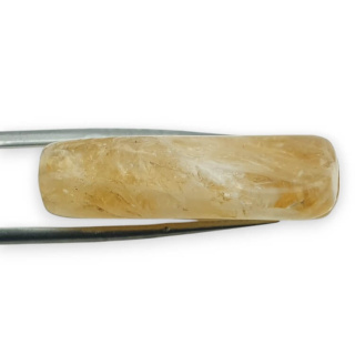 Citrine slice with hole 32x24 mm no 41