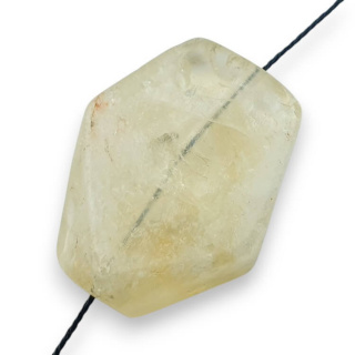 Citrine slice with hole 32x26 mm no 29