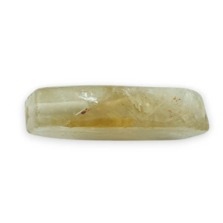 Citrine slice with hole 33x22 mm no 2