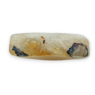 Citrine slice with hole 33x25 mm no 18