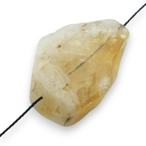 Citrine slice with a hole 34x24 mm No 39 Citrine slice with a hole 34x24 mm No 39