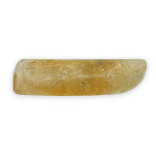 Citrine slice with hole 34x25 mm no 7