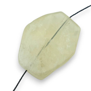 Citrine slice with a hole 34x27 mm No 20