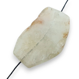 Citrine slice with hole 35x24 mm no 28