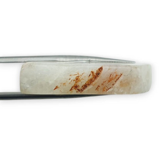 Citrine slice with hole 35x24 mm no 28