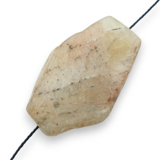 Citrine slice with hole 36x22 mm no 27