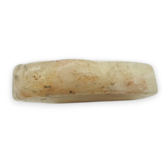 Citrine slice with hole 36x22 mm no 27