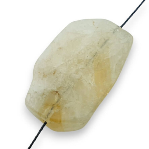 Citrine slice with hole 37x23 mm no 23 Citrine slice with hole 37x23 mm no 23
