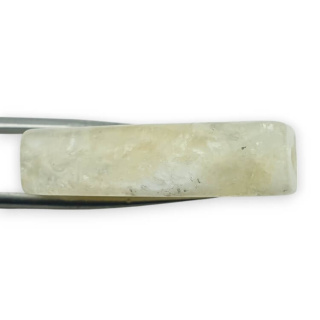 Citrine slice with hole 37x26 mm No 15