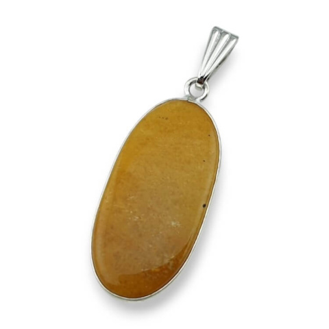 Orange aventurine pendant 27x13 mm nr G82 Orange aventurine pendant 27x13 mm nr G82