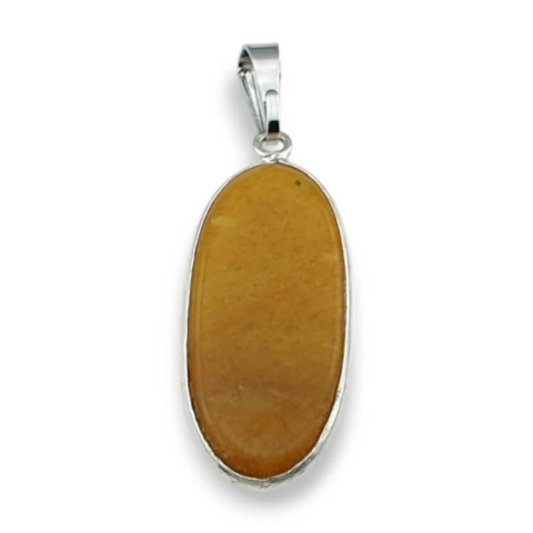 Orange aventurine pendant 27x13 mm nr G82 Orange aventurine pendant 27x13 mm nr G82