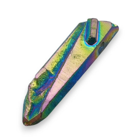 Titanium quartz icicle 43x11 mm no. 452 Titanium quartz icicle 43x11 mm no. 452