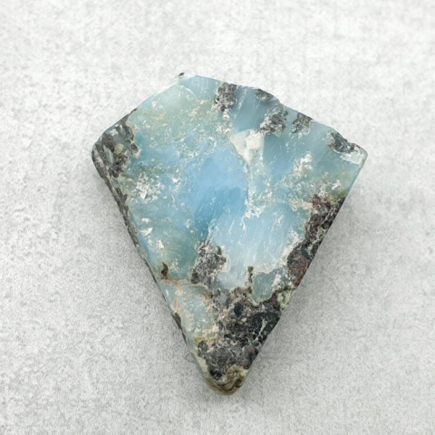 Larimar cut raw 23x21 mm No. 291