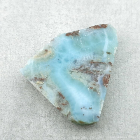 Larimar cięty surowy 25x22 mm nr 274 Larimar cięty surowy 25x22 mm nr 274