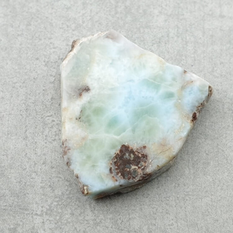 Larimar cięty surowy 25x23 mm nr 221 Larimar cięty surowy 25x23 mm nr 221