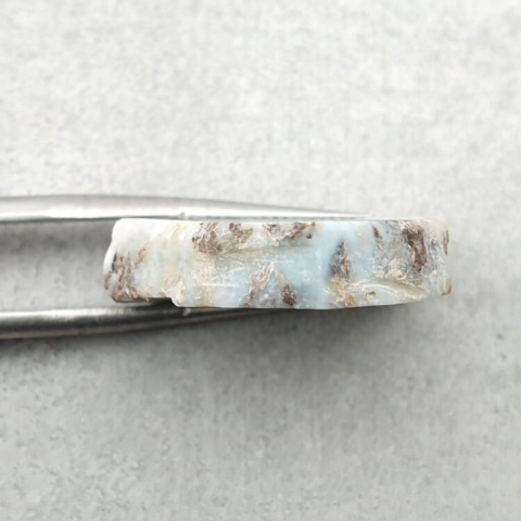 Larimar cięty surowy 25x23 mm nr 221 Larimar cięty surowy 25x23 mm nr 221