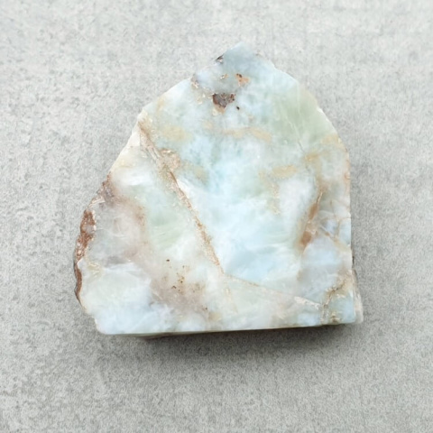 Larimar cięty surowy 25x23 mm nr 221 Larimar cięty surowy 25x23 mm nr 221