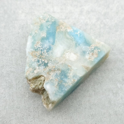 Larimar cut raw 25x24 mm No. 256 Larimar cut raw 25x24 mm No. 256