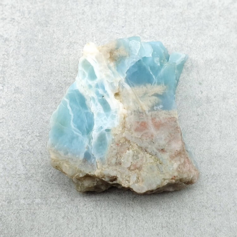 Larimar cięty surowy 25x24 mm nr 259 Larimar cięty surowy 25x24 mm nr 259
