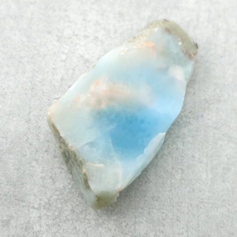 Larimar cięty surowy 27x15 mm nr 271 Larimar cięty surowy 27x15 mm nr 271