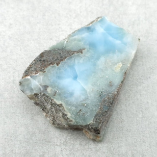Larimar cięty surowy 27x22 mm nr 225