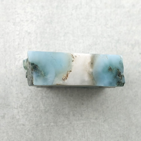 Larimar cięty surowy 27x25 mm nr 210 Larimar cięty surowy 27x25 mm nr 210