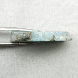 Larimar cut raw 30x23 mm No. 253