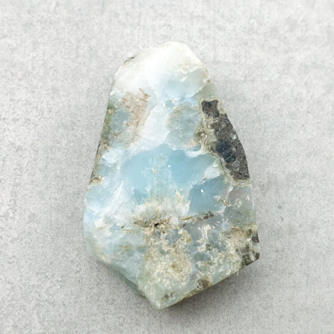 Larimar cięty surowy 32x20 mm nr 222 Larimar cięty surowy 32x20 mm nr 222