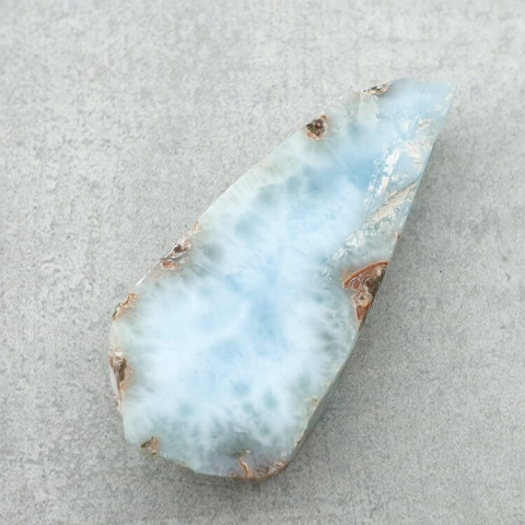 Larimar cut raw 35x17 mm No. 240 Larimar cut raw 35x17 mm No. 240