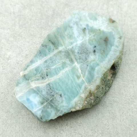 Larimar cięty surowy 36x24 mm nr 214 Larimar cięty surowy 36x24 mm nr 214