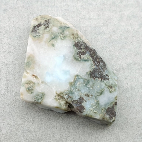 Larimar cut raw 36x25 mm No 227 Larimar cut raw 36x25 mm No 227