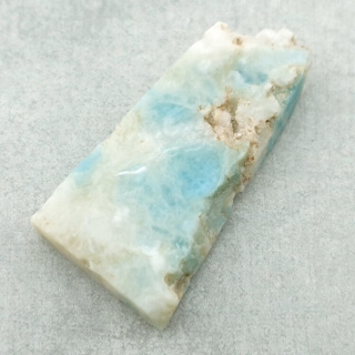 Larimar cut raw 37x19 mm No 217