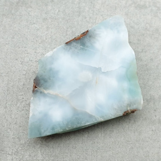 Larimar cięty surowy 40x26 mm nr 272