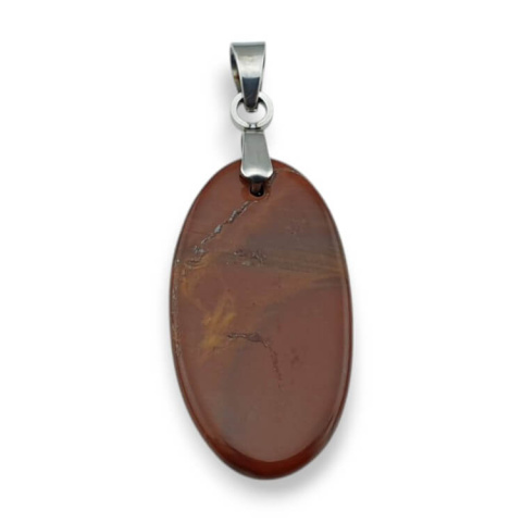 Jasper gabbro pair of cabochons with hole 23x10 mm no P453 Jasper gabbro pair of cabochons with hole 23x10 mm no P453