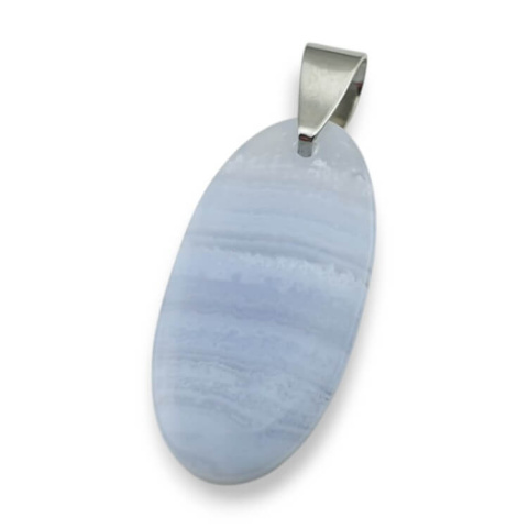 Agat blue lace pendant 20x13 mm nr G72 Agat blue lace pendant 20x13 mm nr G72