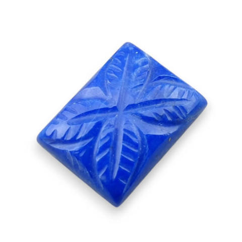 Lapis lazuli cabochon carved 18x14 mm no 12 Lapis lazuli cabochon carved 18x14 mm no 12