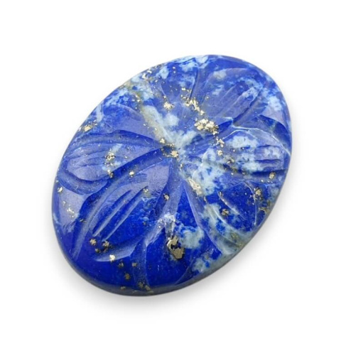 Lapis lazuli cabochon carved 25x18 mm no 25 Lapis lazuli cabochon carved 25x18 mm no 25