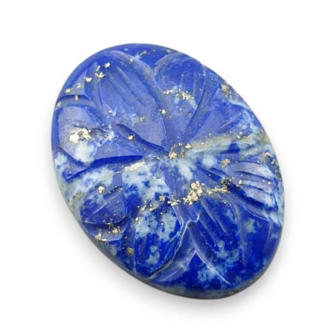 Lapis lazuli cabochon carved 25x18 mm no 25 Lapis lazuli cabochon carved 25x18 mm no 25