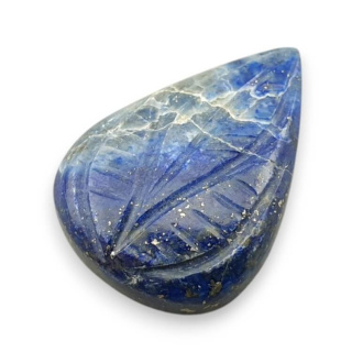 Lapis lazuli cabochon carved 25x18 mm no 6