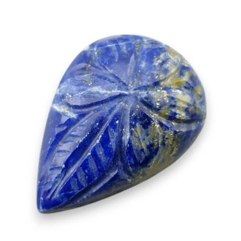 Lapis lazuli cabochon carved 26x18 mm no 15 Lapis lazuli cabochon carved 26x18 mm no 15