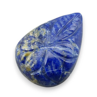 Lapis lazuli cabochon carved 26x18 mm no 15