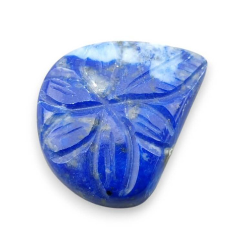 Lapis lazuli cabochon carved 26x20 mm no 24 Lapis lazuli cabochon carved 26x20 mm no 24