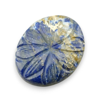 Lapis lazuli carved cabochon 27x22 mm no 16
