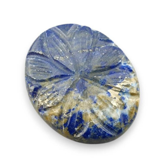 Lapis lazuli carved cabochon 27x22 mm no 16