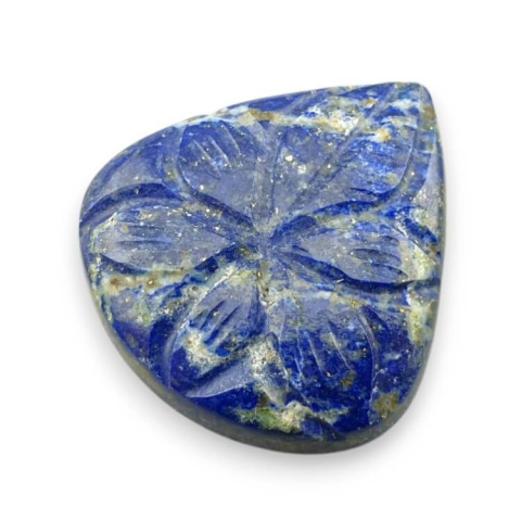 Lapis lazuli cabochon carved 27x25 mm no 1 Lapis lazuli cabochon carved 27x25 mm no 1