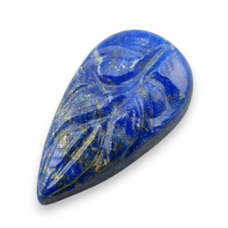 Lapis lazuli carved cabochon 28x15 mm no 5