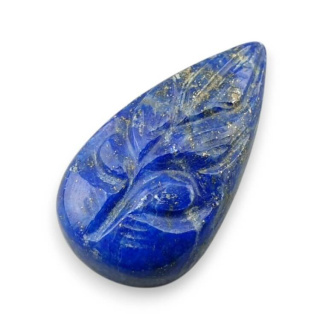 Lapis lazuli carved cabochon 28x15 mm no 5