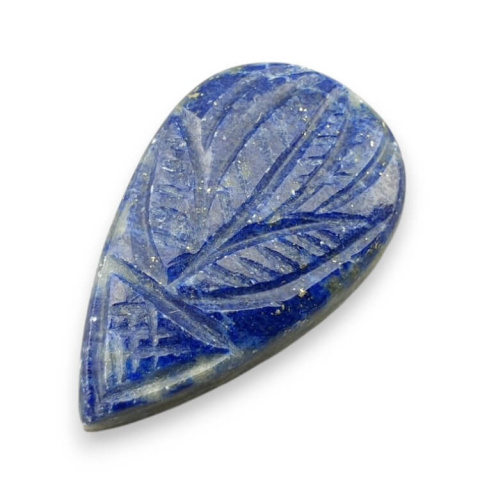 Lapis lazuli carved cabochon 28x17 mm no 22 Lapis lazuli carved cabochon 28x17 mm no 22