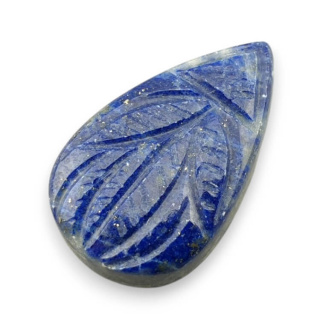 Lapis lazuli carved cabochon 28x17 mm no 22